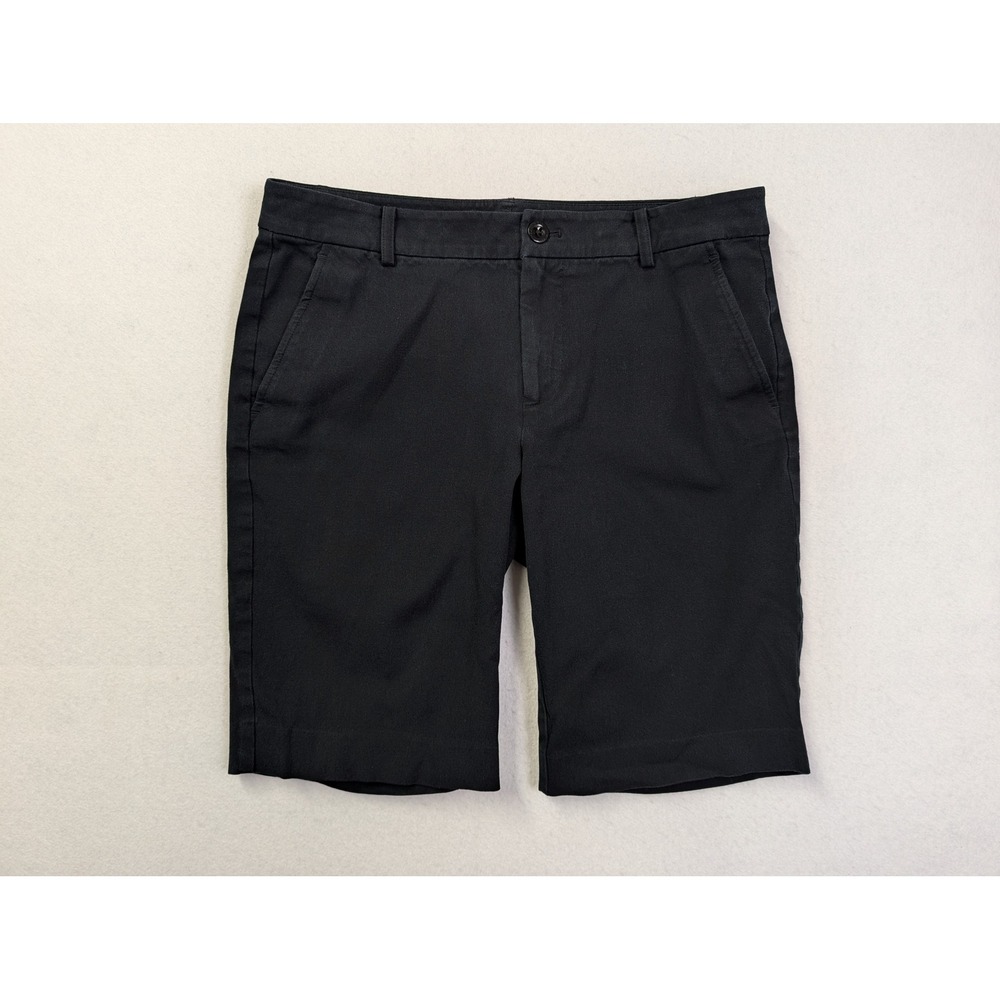 Lauren Ralph Lauren Womens Bermuda Shorts Size 4 Chino Stretch Black